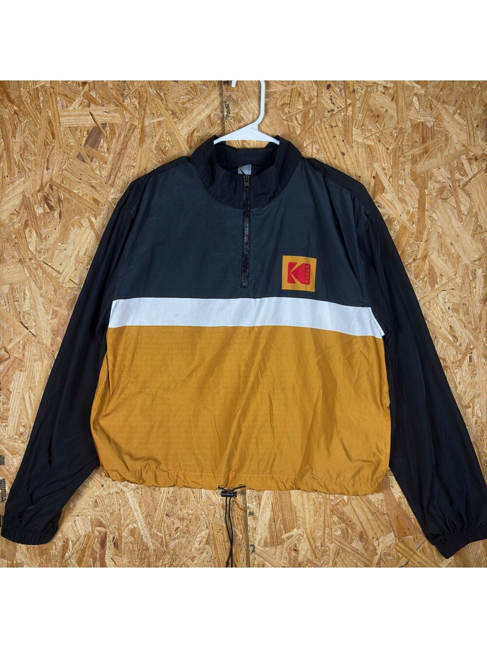 Kodak Colorblock Quarter Zip Windbreaker Jacket
